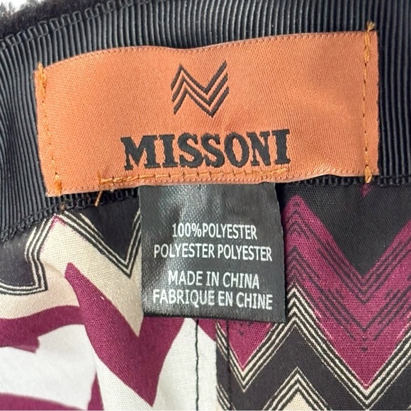 Missoni Black soft faux Shearling Logo Patch Baseball SnapBack Cap | OS - Picture 13 of 13